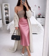 Шелковая юбка KIK-008A269