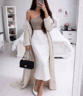 Шелковая юбка KIK-008A269