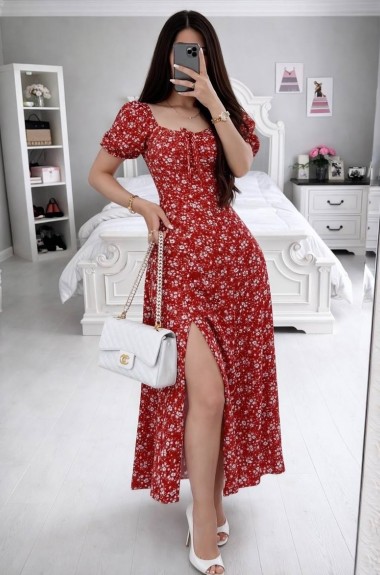 Сукня з розрізом KIK-014A389