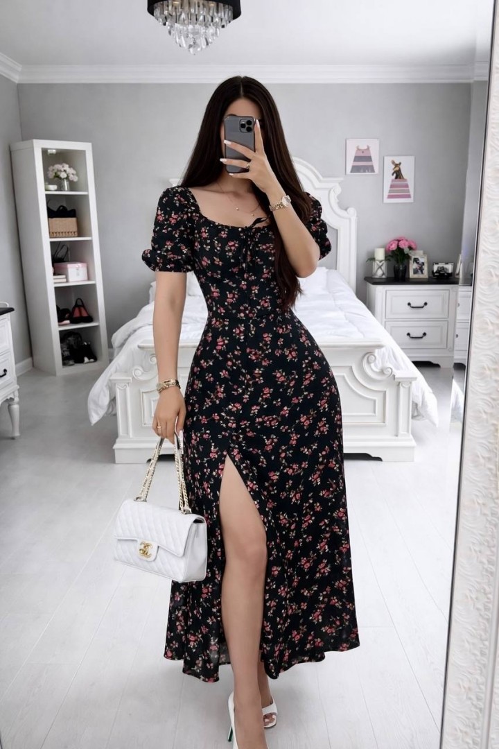 Сукня з розрізом KIK-014A389