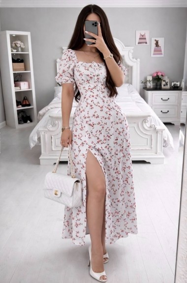 Сукня з розрізом KIK-014A389