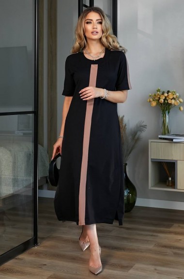 Платье прямого кроя OLD-8645A15 Платье прямого кроя OLD-8645A15