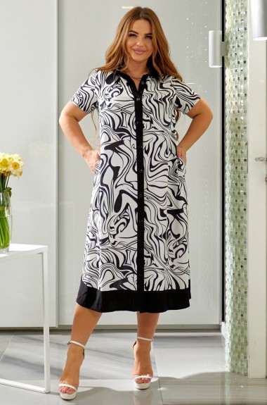 Платье на пуговицах OLD-3079A800 Платье на пуговицах OLD-3079A800