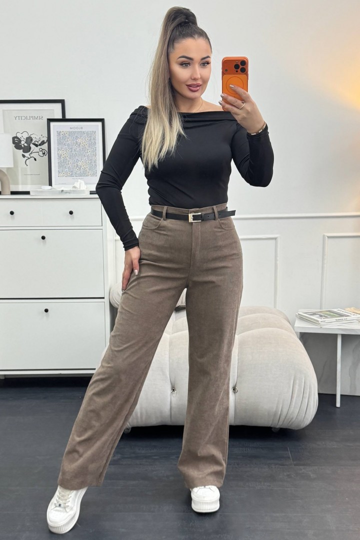 Брюки вельвет женские SC-9072A400