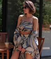 Костюм тройка женский с топом LID-573A900