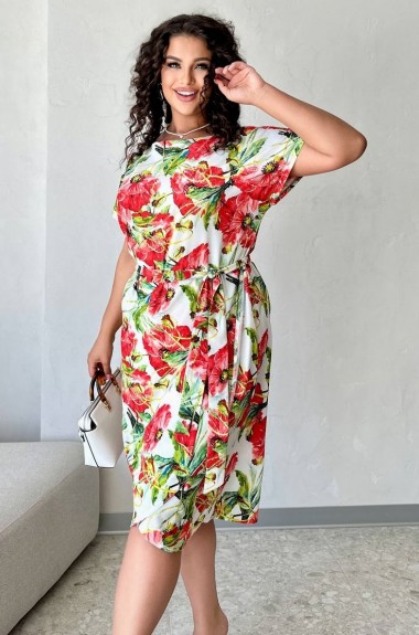 Яркое платье KG-522A340