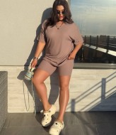 Футболка и велосипедки CUR-879A490