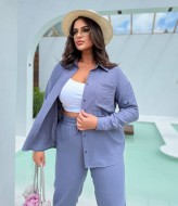 Брючный костюм лен KG-4750A680