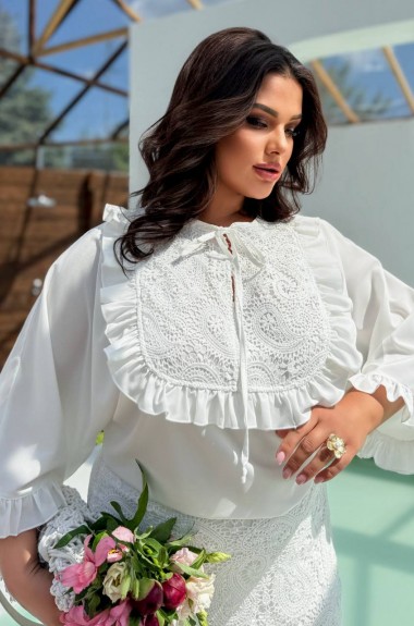 Блуза с кружевом ODF-037A500