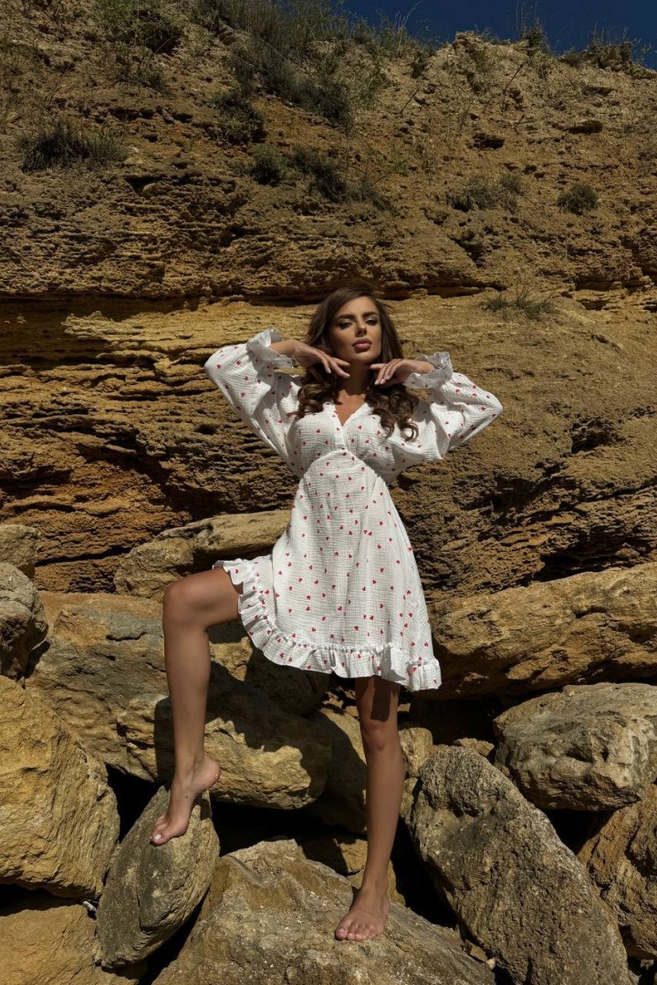Ніжна сукня з сердечками ELZ-702A450