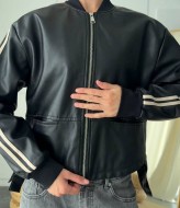 Куртка-бомбер из экокожи INNA-8892A1200