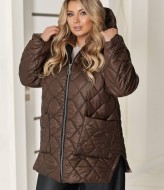 Зимняя куртка с капюшоном женская  LZ-M1205A950