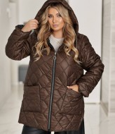 Зимняя куртка с капюшоном женская  LZ-M1205A950