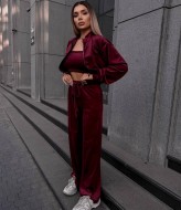 Спортивный костюм велюр  VM-10520A490