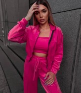 Спортивный костюм велюр  VM-10520A490