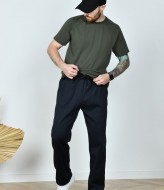 Мужские спортивные штаны на флисе  NF-3668A500