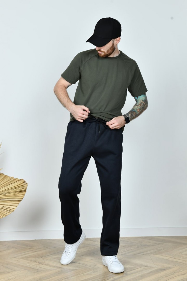 Мужские спортивные штаны на флисе  NF-3668A500