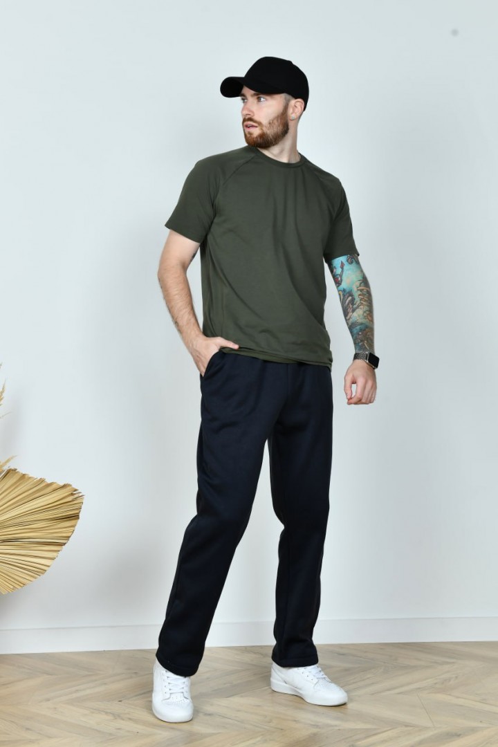 Мужские спортивные штаны на флисе  NF-3668A500