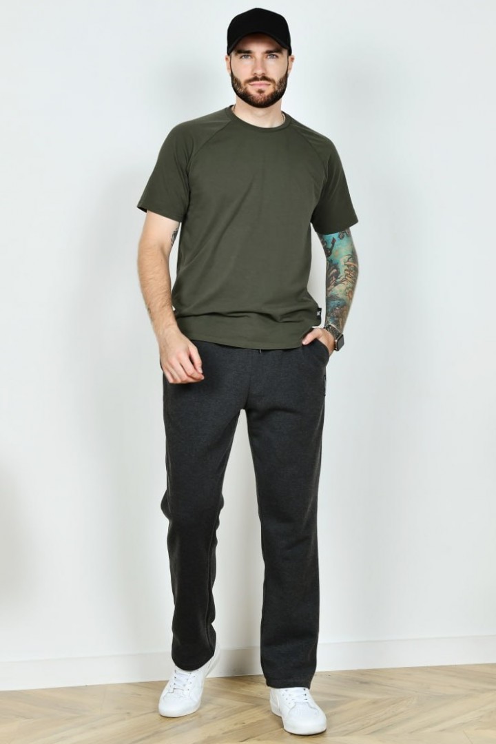 Мужские спортивные штаны на флисе  NF-3668A500