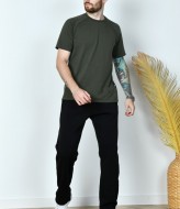 Мужские спортивные штаны на флисе  NF-3668A500