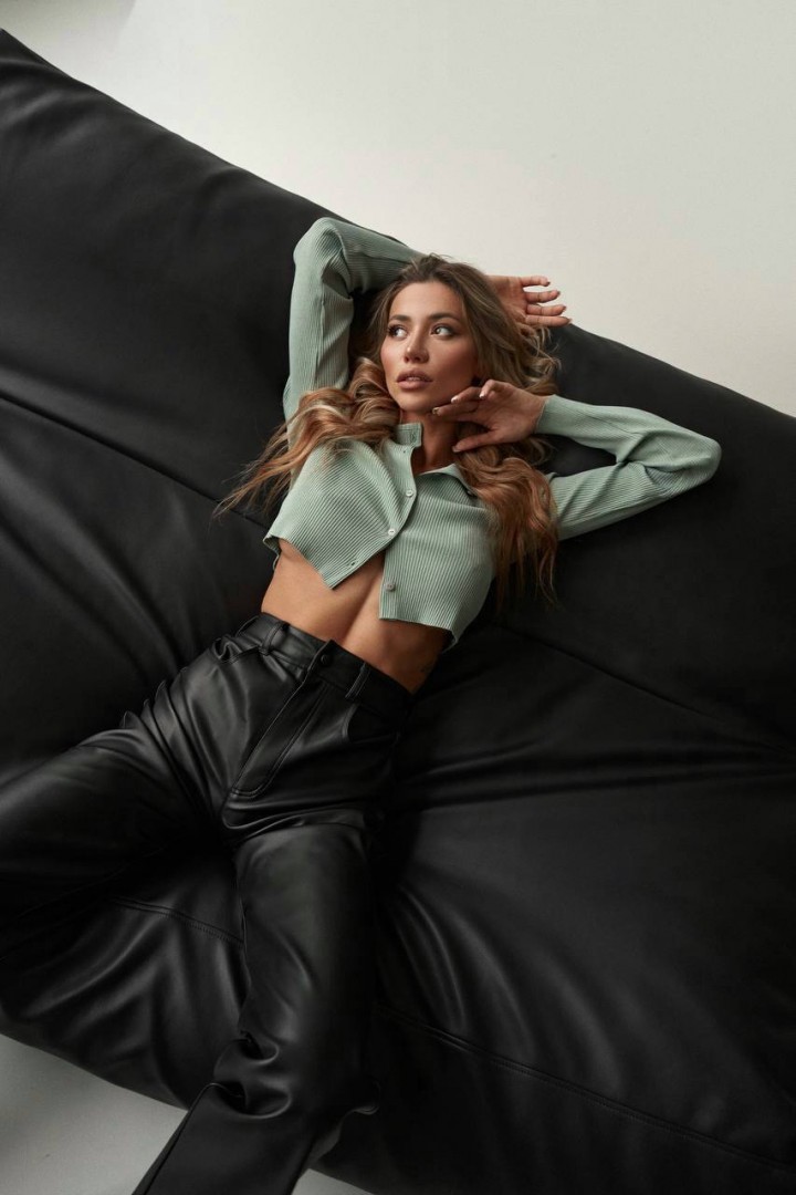 Шкіряні штани ANN-542A350