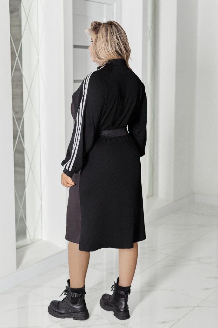 Комбинированное платье  VOJ-1045A640