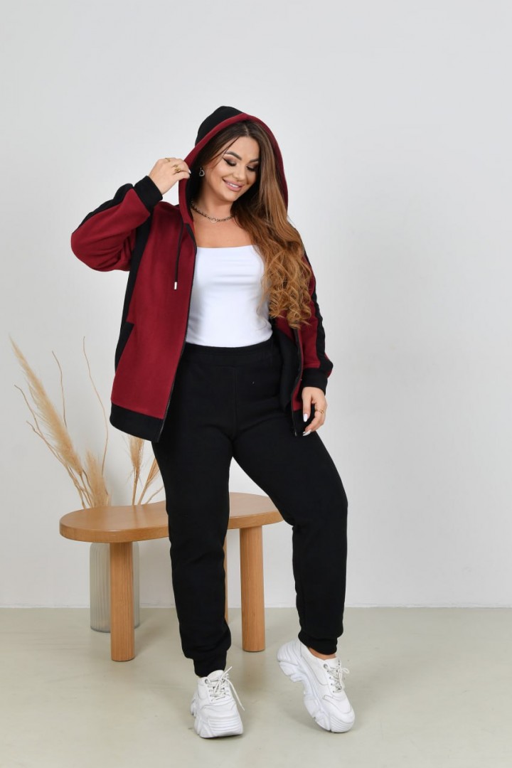 Спортивный костюм женский флисовый KYB-21227A20