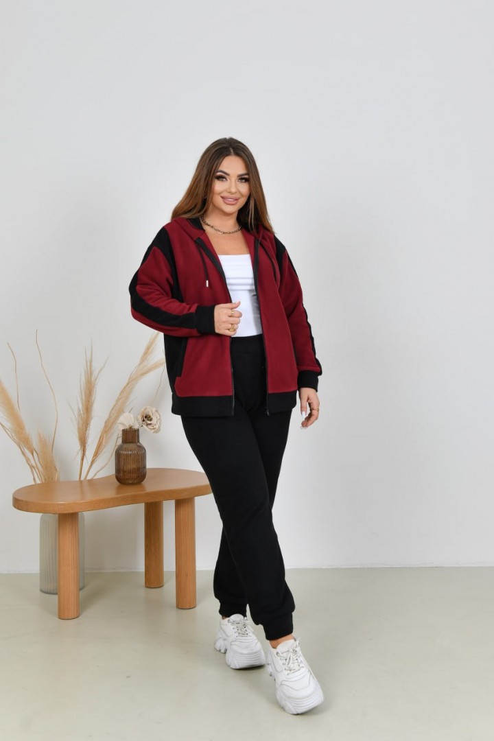 Спортивный костюм женский флисовый KYB-21227A20