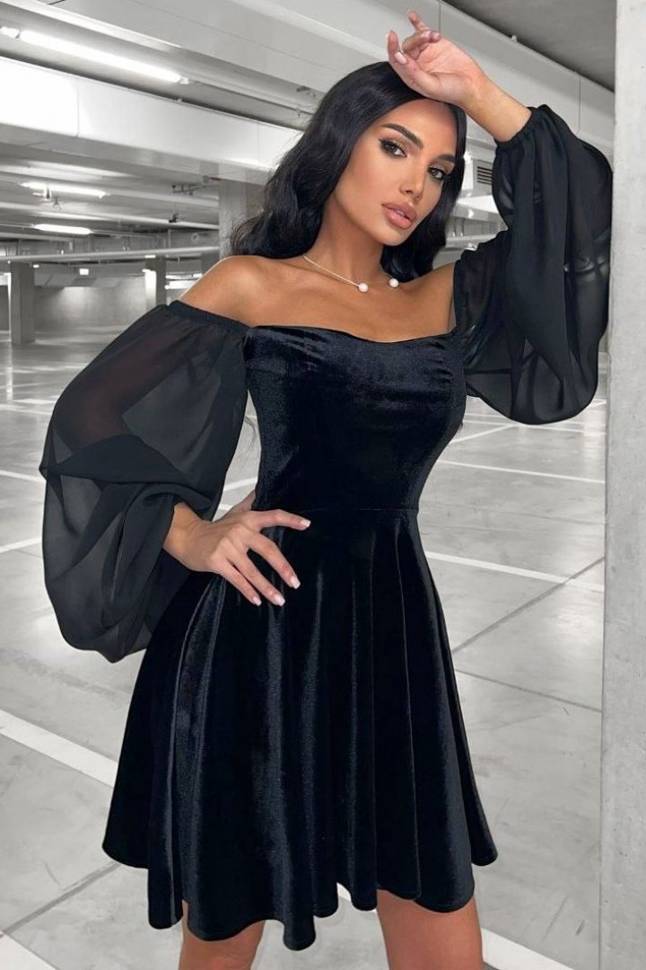 Платье с шифоновыми рукавами ANM-142A470 Платье с шифоновыми рукавами ANM-142A470