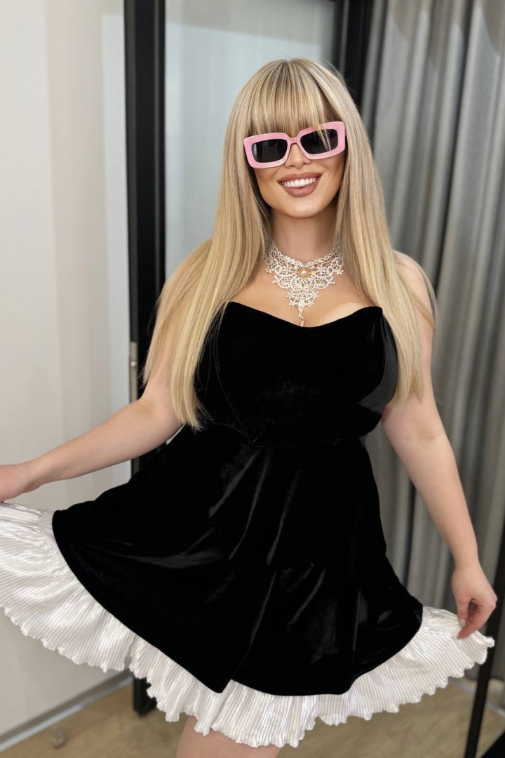 Платье бархат YM-5907A18