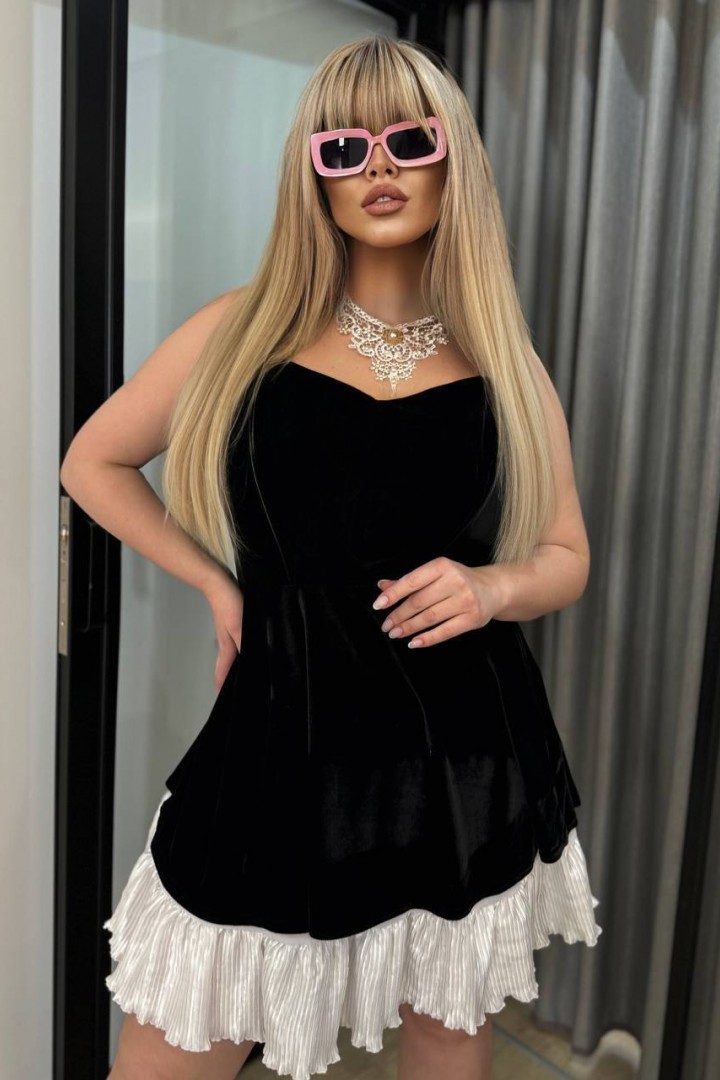 Платье бархат YM-5907A18