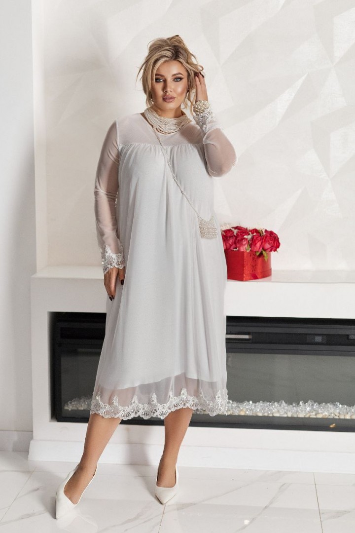 Ніжна нарядна сукня з мереживом VOJ-1042A850
