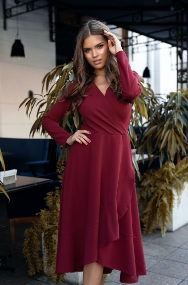 Красивое платье миди NJ-IVP-3121A990