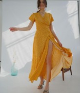 Легкое платье с запахом NJ-MV-630A430 