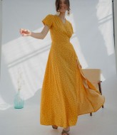 Легкое платье с запахом NJ-MV-630A430 