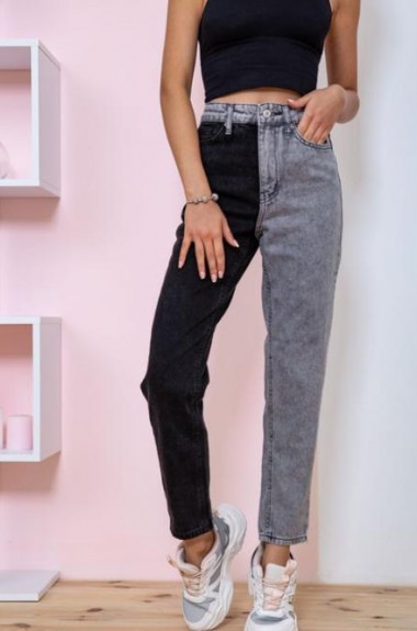 Джинсы двухцветные NJ-GN-917A450