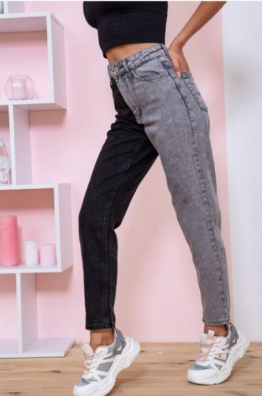 Джинсы двухцветные NJ-GN-917A450