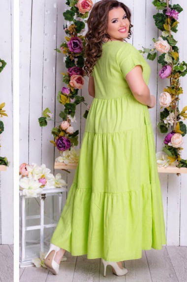 Платье из льна NJ-KR-3451A700