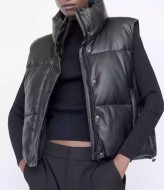 Жилетка з екошкіри VMS-0109A490