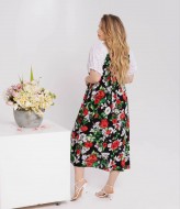 Комбинированное платье YM-05654A12