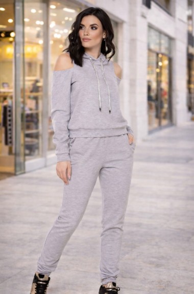 Костюм з відкритими плечима NJ-OZM-D210822.2A400 Костюм з відкритими плечима NJ-OZM-D210822.2A400