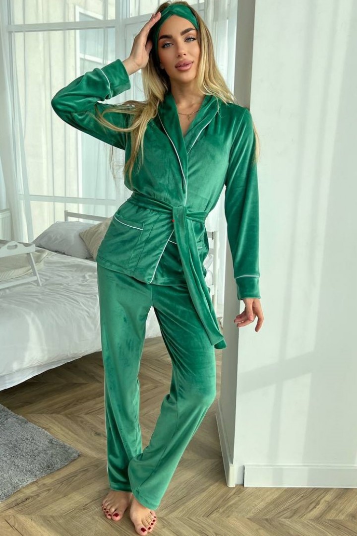 Женская велюровая пижама MIS-066A590