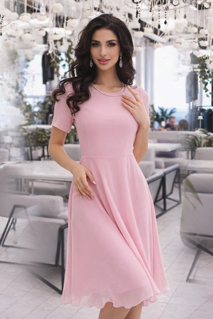 Женское платье однотонные NJ-IVP-3148A890