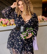 Шифоновое платье короткое YM-05747A12