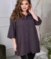 Однотонна блузка NF-7018A450