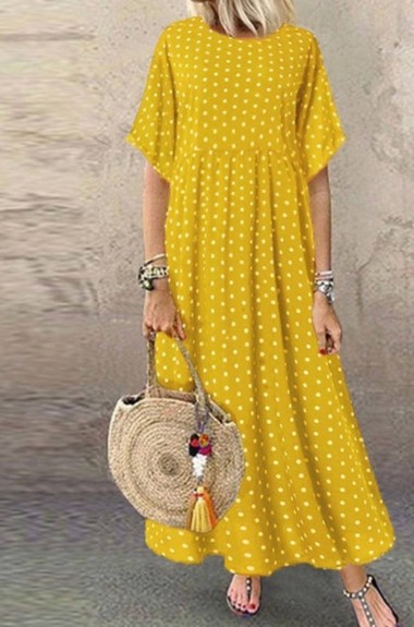 Фасоны нарядных летних платьев для крупных женщин - фото