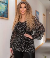 Шифоновая блузка с длинным рукавом VL-833A250