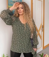 Шифоновая блузка с длинным рукавом VL-833A250