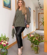 Шифоновая блузка с длинным рукавом VL-833A250