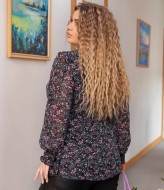 Шифоновая блузка с длинным рукавом VL-833A250